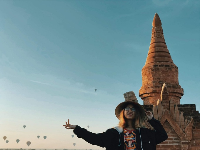 Thuy Trang in her Myanmar trip in January, 2019. Photo: NVCC Thuy Trang in her Myanmar trip in January, 2019. Photo: NVCC