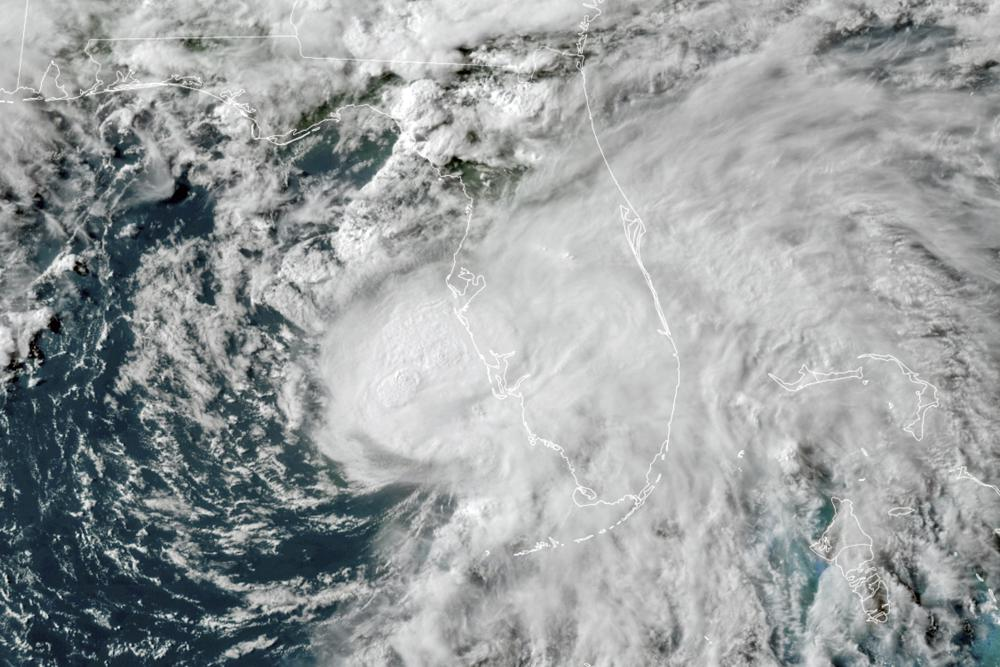 This GOES-16 GeoColor satellite image taken Tuesday, July 6, 2021, at 5:50 p.m. EDT, and provided by NOAA, shows Tropical Storm Elsa in the Gulf of Mexico off the coast of Florida. Photo: AP This GOES-16 GeoColor satellite image taken Tuesday, July 6, 2021, at 5:50 p.m. EDT, and provided by NOAA, shows Tropical Storm Elsa in the Gulf of Mexico off the coast of Florida. Photo: AP