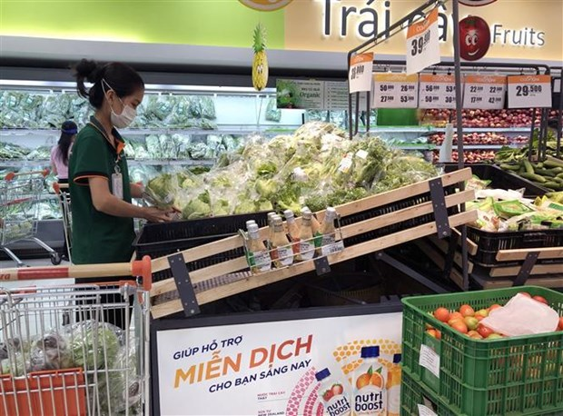 HCM City's total retail sales of goods and services reach about 542 trillion VND (23.5 billion USD) in the first half of 2021. (Photo: VNA) HCM City's total retail sales of goods and services reach about 542 trillion VND (23.5 billion USD) in the first half of 2021. (Photo: VNA)