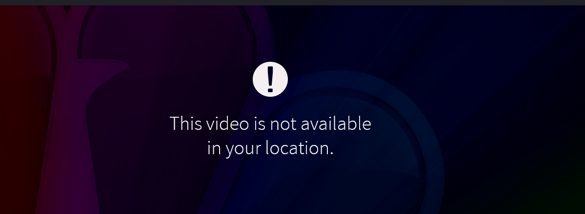 Geo restrictions. Photo: Screenshot Geo restrictions. Photo: Screenshot