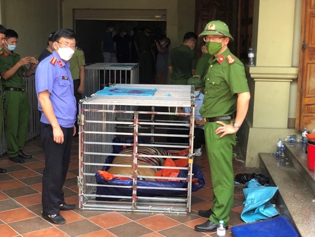 Police are investigating more into the case. Photo: Nghe An Police Department Police are investigating more into the case. Photo: Nghe An Police Department