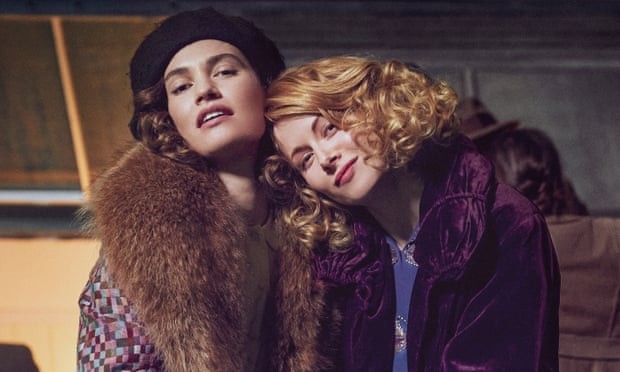 Lily James as Linda and Emily Beecham as Fanny in The Pursuit of Love. Photograph: Robert Viglasky/Theodora Films Limited & Moonage Pictures Limited Lily James as Linda and Emily Beecham as Fanny in The Pursuit of Love. Photograph: Robert Viglasky/Theodora Films Limited & Moonage Pictures Limited