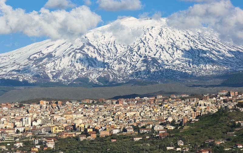 Mount Etna. Photo: Britannica Mount Etna. Photo: Britannica
