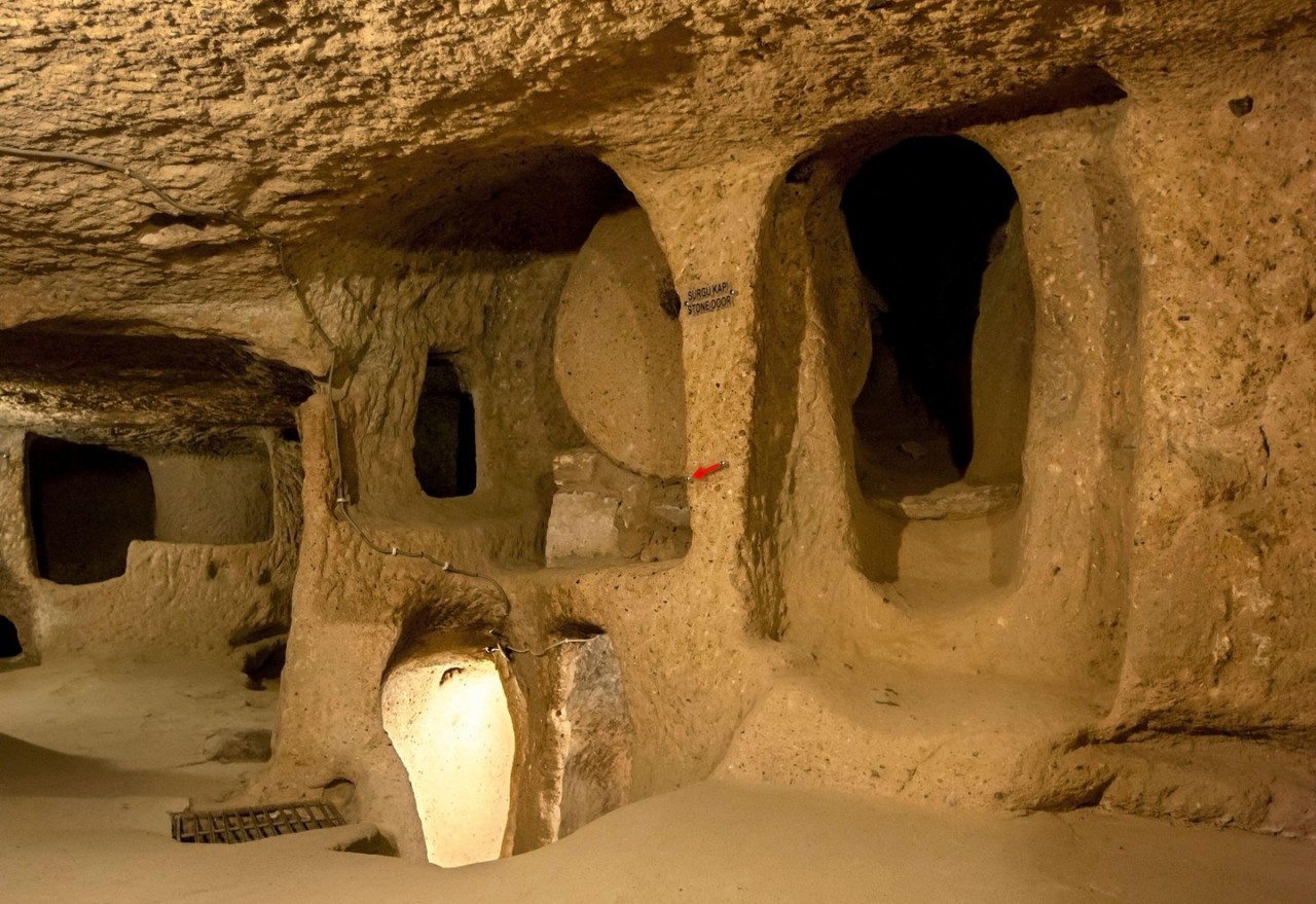 Kaymakli is another underground city in Cappadocia, Turkey | © Thomas Wyness / Alamy Stock Photo Kaymakli is another underground city in Cappadocia, Turkey | © Thomas Wyness / Alamy Stock Photo
