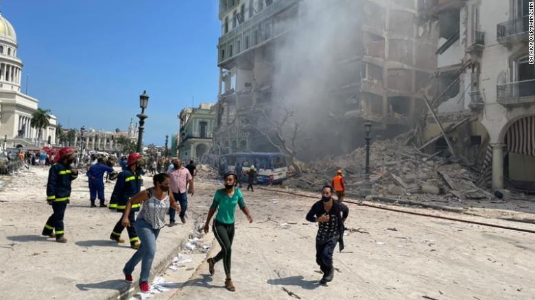Nổ lớn ở trung tâm thủ đô Havana của Cuba: loại trừ nguyên nhân khủng bố hoặc tấn công Nổ lớn ở trung tâm thủ đô Havana của Cuba: loại trừ nguyên nhân khủng bố hoặc tấn công