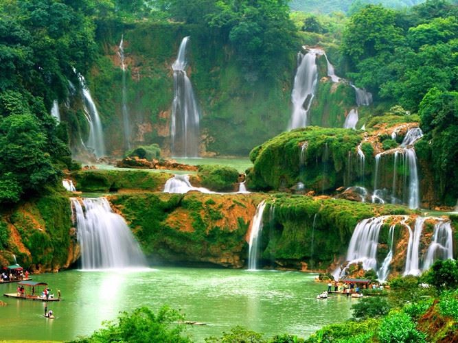 Thác Bản Giốc (Cao Bằng) - một tuyệt tác của thiên nhiên Thác Bản Giốc (Cao Bằng) - một tuyệt tác của thiên nhiên