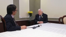 defence minister begins his visit to russia