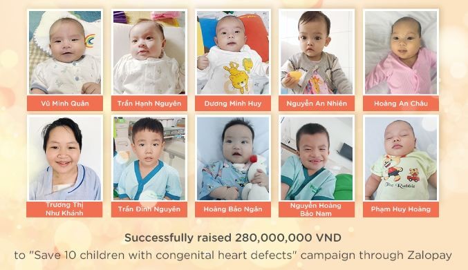 The Heartbeat Vietnam Raises USD 12,300 to Save 10 'Little Hearts'