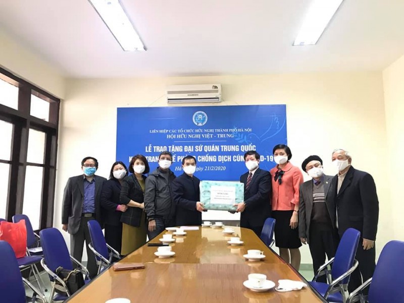 COVID-19: Vietnam – China Friendship Association of Hanoi supports Chinese Embassy covid 19 vietnam china friendship association of hanoi supports chinese embassy