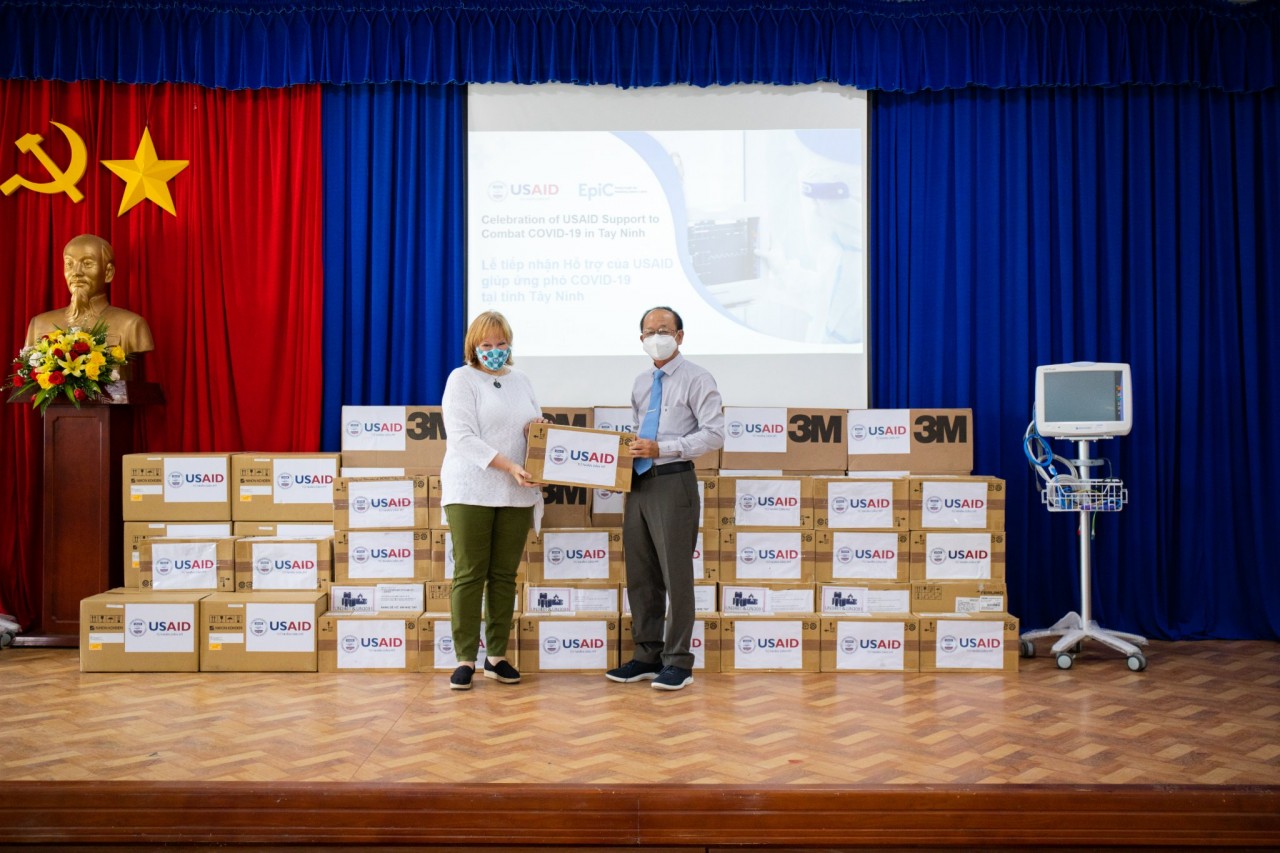 Tay Ninh Province Get Support From US in Covid fight Tay Ninh Province Get Support From US in Covid fight