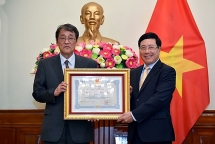 japanese outgoing ambassador honoured with friendship order