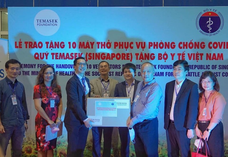 covid 19 singapores temasek foundation sent 10 ventilators to vietnam