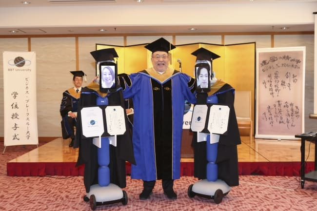 Robots replace Japanese students for graduation amid COVID-19 crisis robots replace japanese students for graduation amid covid 19 crisis