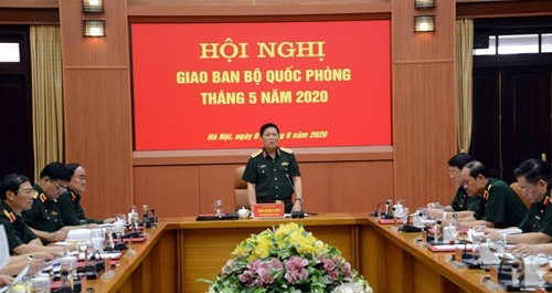 Defense ministry reviews military and tasks in May defense ministry reviews military and tasks in may