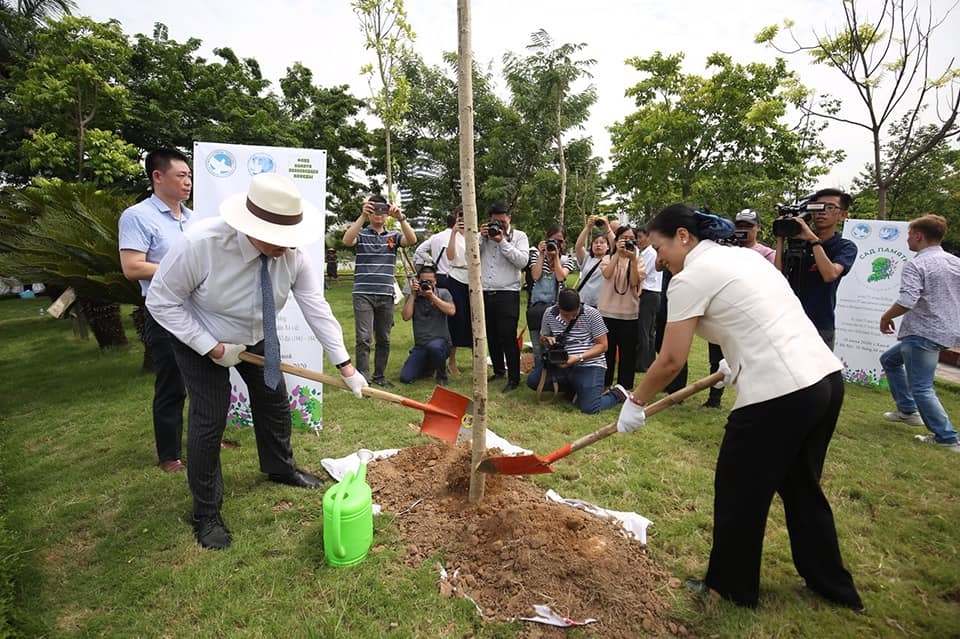 Russia’s Victory Day marked by tree planting event russias victory day marked by tree planting event