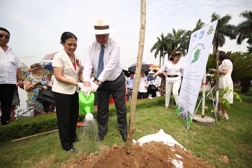 Russia’s Victory Day marked by tree planting event russias victory day marked by tree planting event