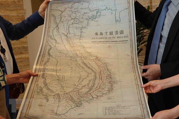 Vietnam Gifts Ancient Map to House of European History Vietnam Gifts Ancient Map to House of European History