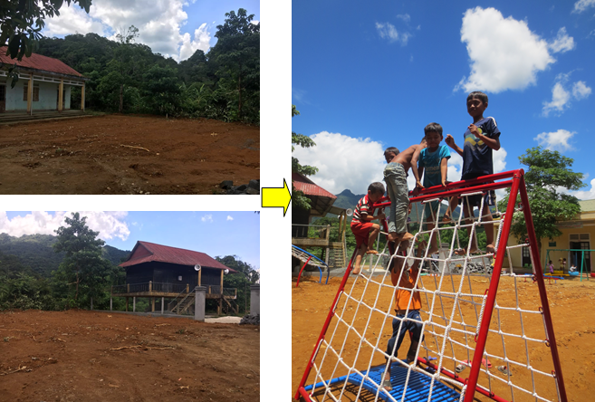 New playgrounds bring fun-filled summer to mountainous kids in Quang Tri new playgrounds bring fun filled summer to mountainous kids in quang tri