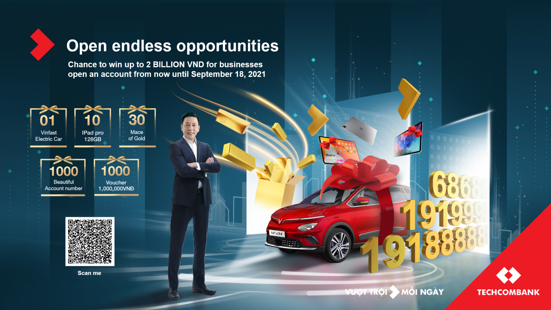 "Thousands of Outstanding Incentives” from Techcombank Await Businesses