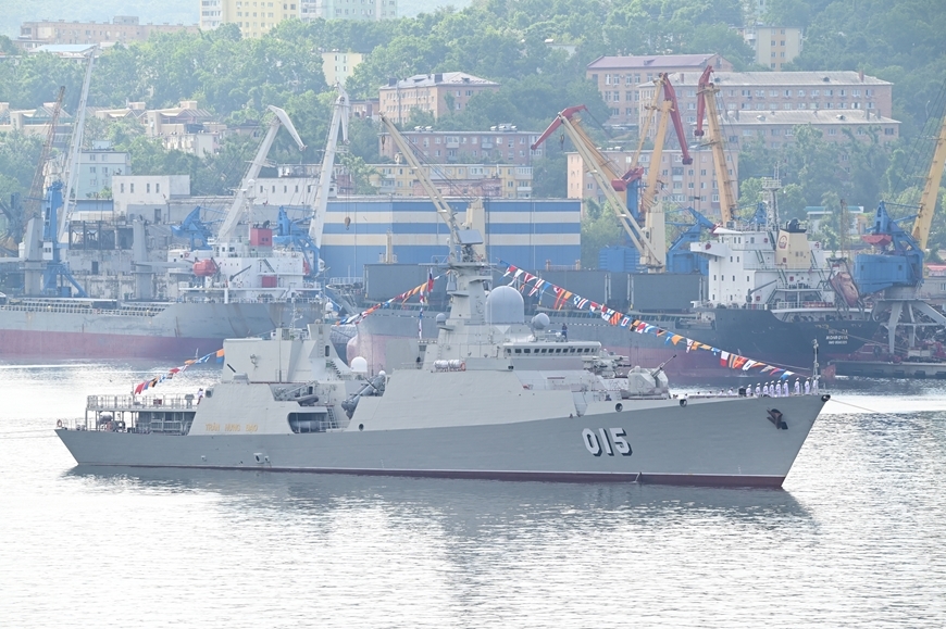 Photos: Vietnamese warships join fleet review in Russia Photos: Vietnamese warships join fleet review in Russia