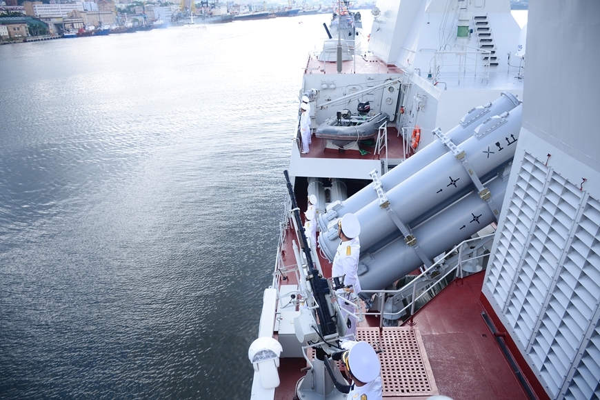 Photos: Vietnamese warships join fleet review in Russia Photos: Vietnamese warships join fleet review in Russia