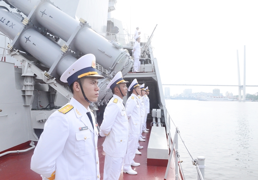 Photos: Vietnamese warships join fleet review in Russia Photos: Vietnamese warships join fleet review in Russia