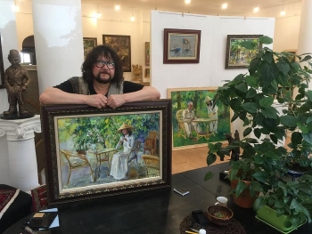 exhibition honours russian painter tuman zhumabaev a friend of vietnam
