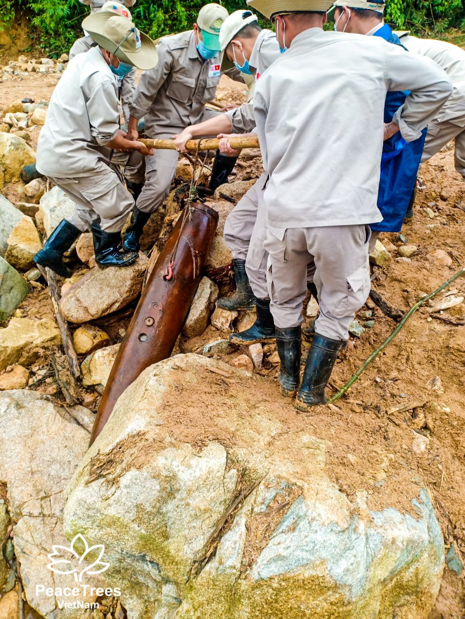 PeaceTrees Continues UXO Clearance Amid Heavy Rain