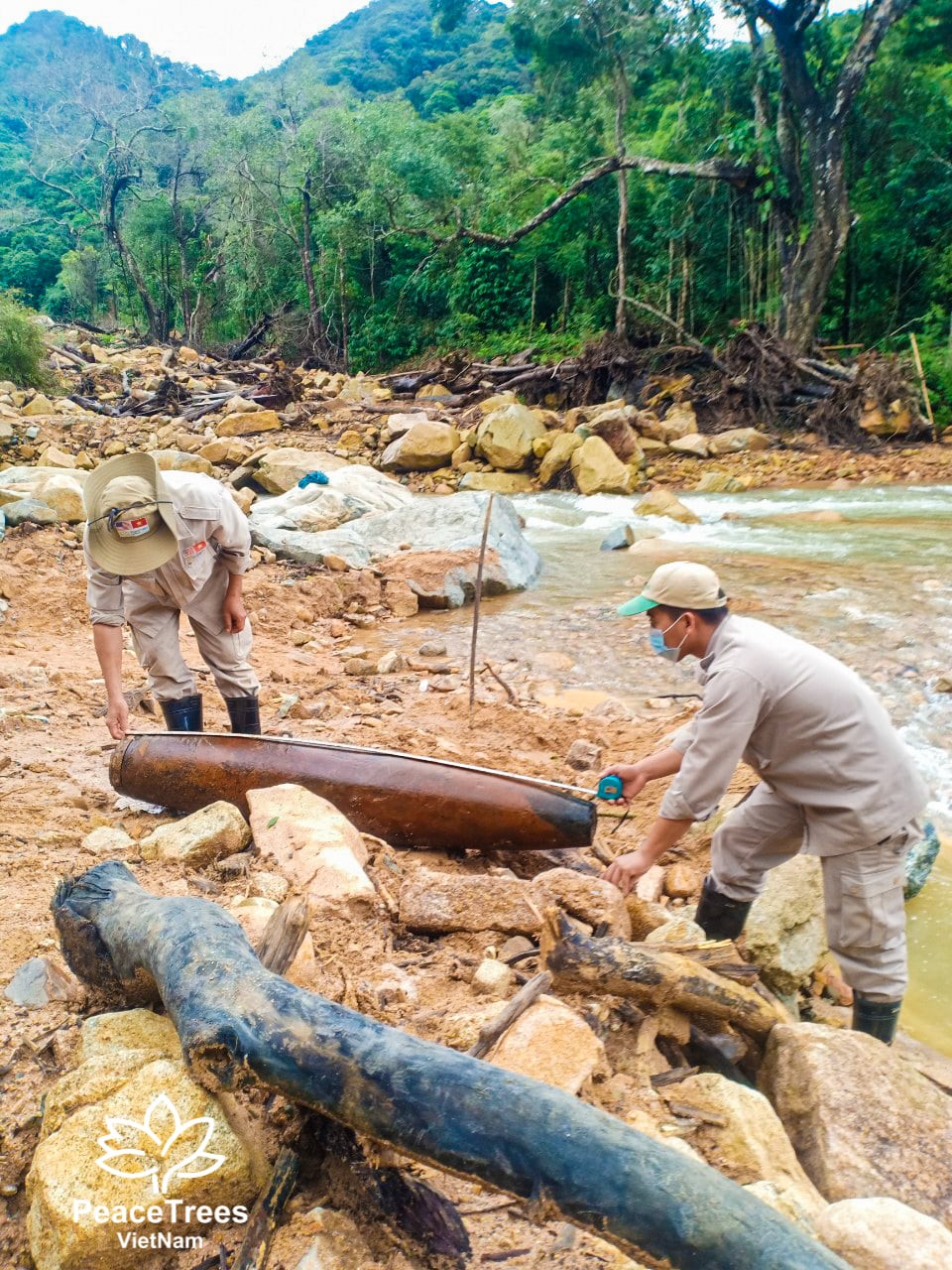 PeaceTrees Continues UXO Clearance Amid Heavy Rain