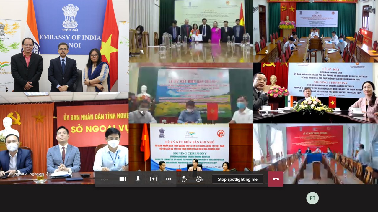 India Launches More Quick Impact Projects in Vietnam