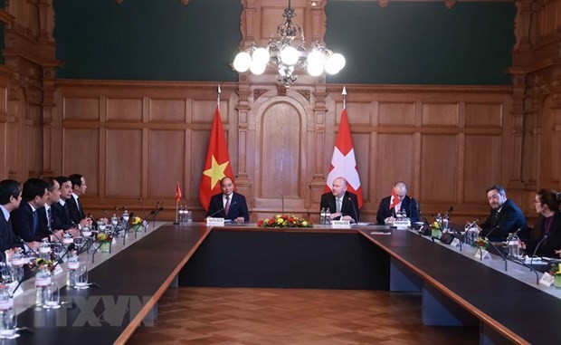Vietnamese President Is Busy in Switzerland's Trip Vietnamese President Is Busy in Switzerland's Trip