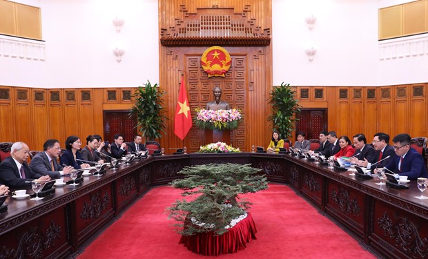 Deputy PM meets delegates to Vietnam-China People’s Forum deputy pm meets delegates to vietnam china peoples forum