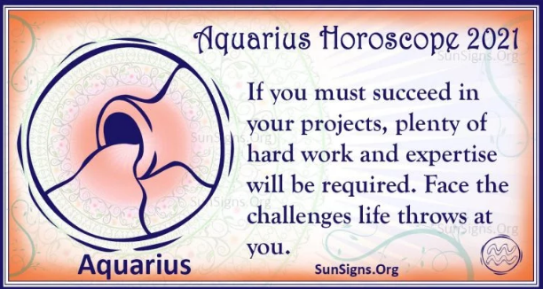 Yearly Horoscope 2021: Astrological Prediction for Aquarius Yearly horoscope 2021: astrological prediction for aquarius