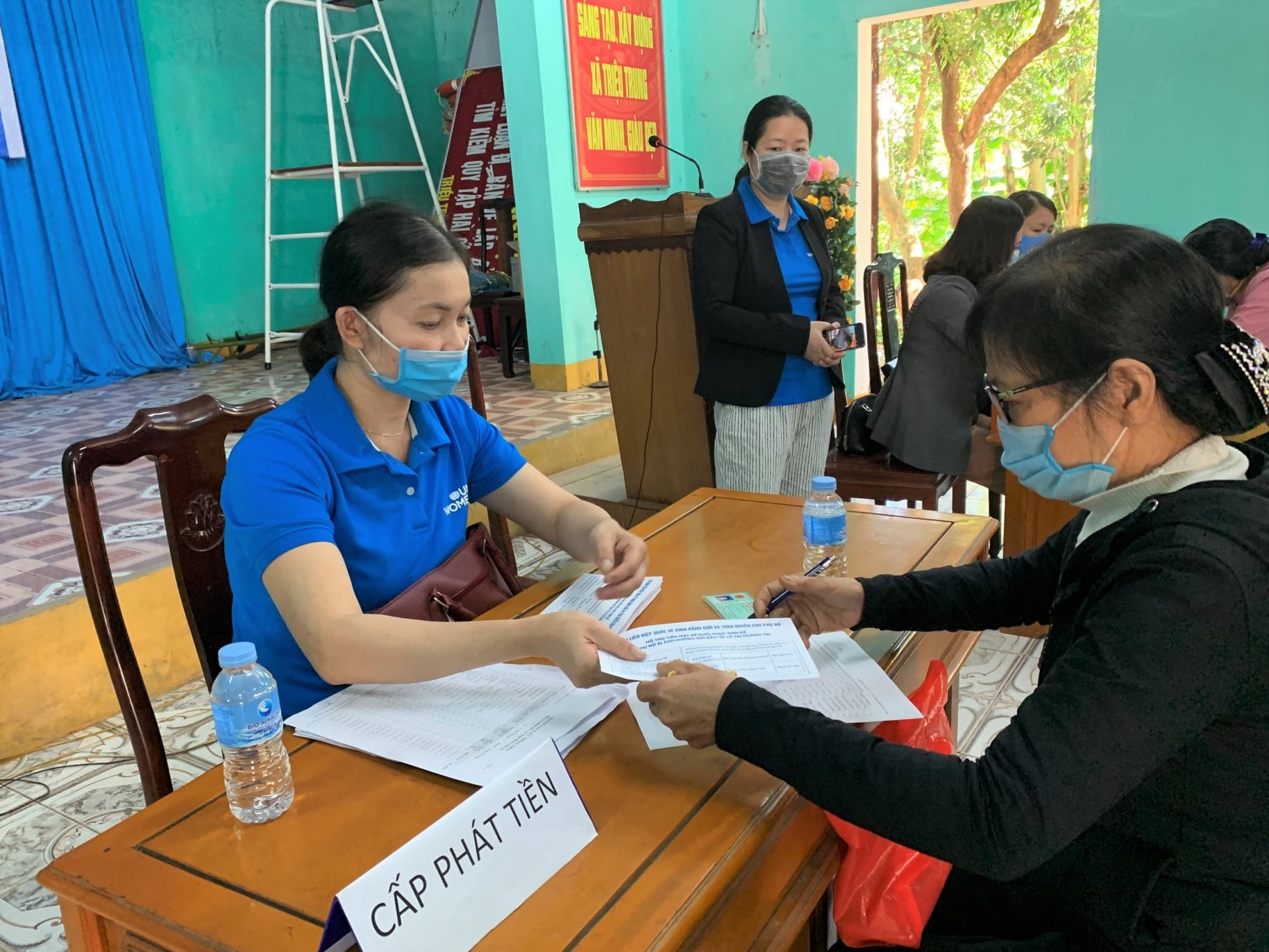 Over USD 50.000 used to support disaster-hit women in central province Over USD 50.000 used to support disaster hit women in central province