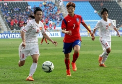 tuyen nu viet nam thua dam han quoc hlv mai duc chung noi gi