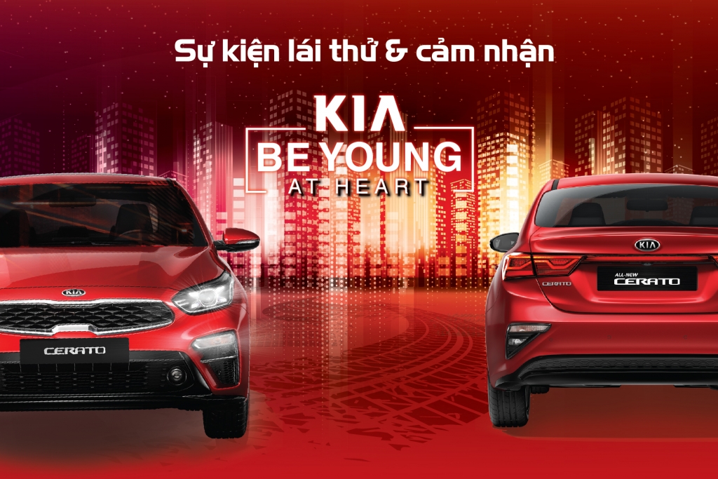 su kien lai thu xe kia be young at heart co gi dac biet