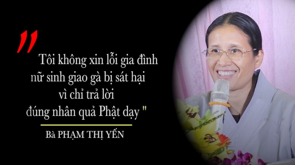 ba pham thi yen va nhung phat ngon khien du luan phan no