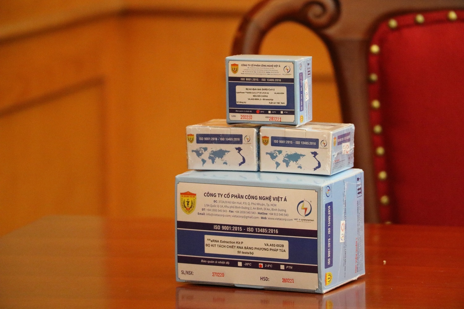 bo kit test covid 19 cua viet nam cho ket qua chinh xac chi sau 2 tieng