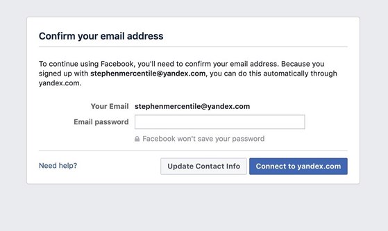 Tại sao Facebook bắt người dùng phải nhập mật khẩu email? tai sao facebook bat nguoi dung phai nhap mat khau email