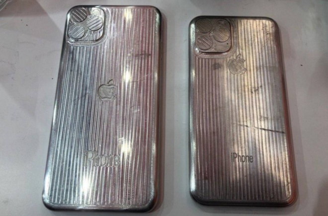 hai buc anh bi ro ri chung to nhieu kha nang day la hinh dang cua iphone 11