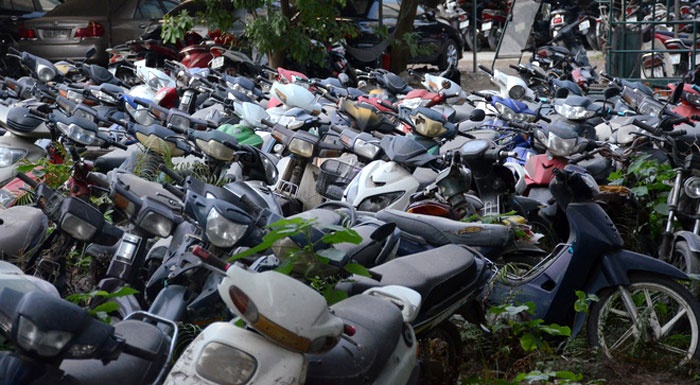 Hơn phương tiện phạm thông được bán đấu giá ở hà nội hon 1000 phuong tien vi pham giao thong duoc ban dau gia o ha noi