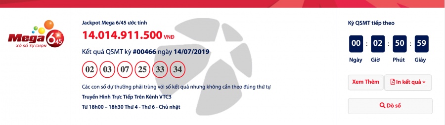 Kết quả xổ số Vietlott - Mega 6/45 ngày 17/7: Tìm ra người trúng hơn 14 tỉ đồng? ket qua xo so vietlott mega 645 ngay 1772019 da tim ra nguoi trung hon 14 ti dong