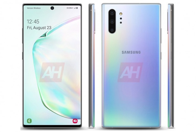 Rò rỉ hình ảnh Galaxy Note 10+ 5G, kèm thời điểm ra mắt ro ri hinh anh galaxy note 10 5g duoc chan chan toi 99
