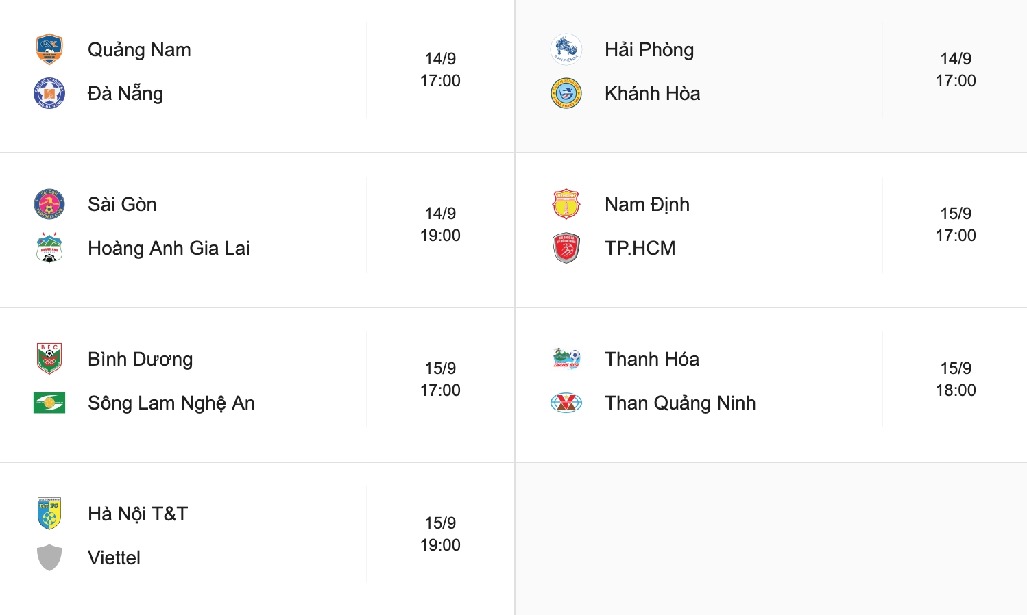 lich thi dau vong 23 v league 2019 moi nhat
