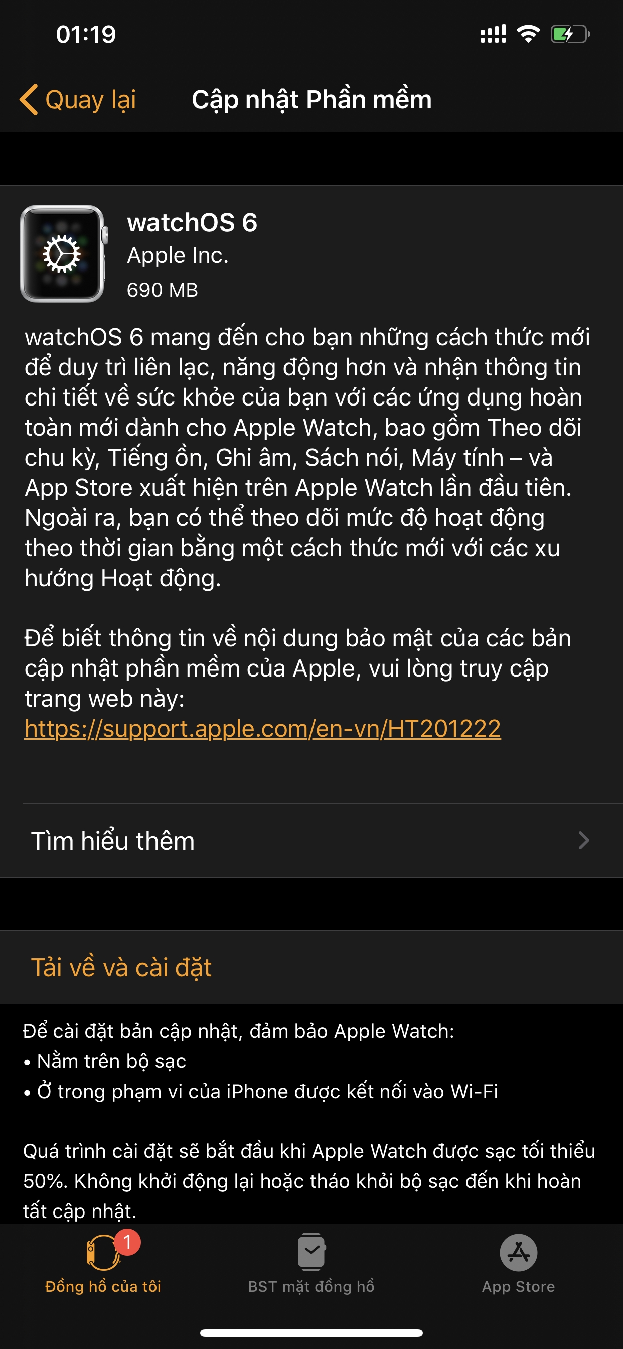 WatchOS 6: Những tính năng mới gì và tải về thế nào? watchos 6 nhung tinh nang moi gi va tai ve the nao