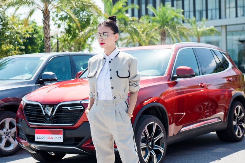 Ngô Thanh Vân "kết duyên" với VinFast vinfast he lo dai su thuong hieu cho nhung chiec xe hoi cua hang