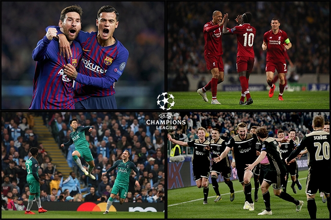 Lịch thi đấu CUP C1 châu Âu Champions League 2019 vòng 5