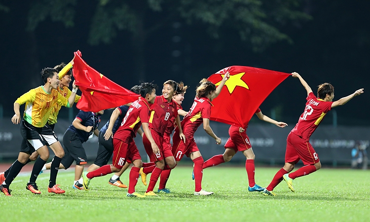 moi va day du nhat lich thi dau bong da nu viet nam tai sea games 30