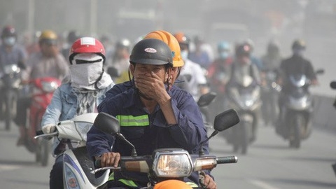 bui min trong o nhiem khong khi o ha noi co the gay ung thu