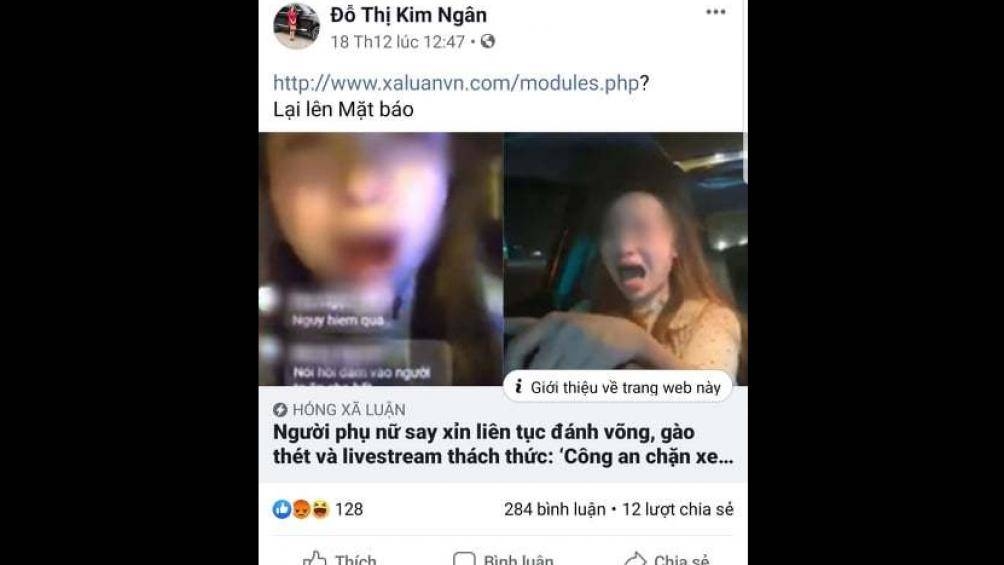 Cô gái say xỉn lái ô tô, đòi đâm người tiếp tục khoe "thành tích" trên Facebook co gai say xin lai o to doi dam nguoi o ha noi tiep tuc khoe thanh tich tren facebook